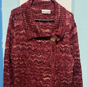 Women’s Red Sweater by Coldwater Creek